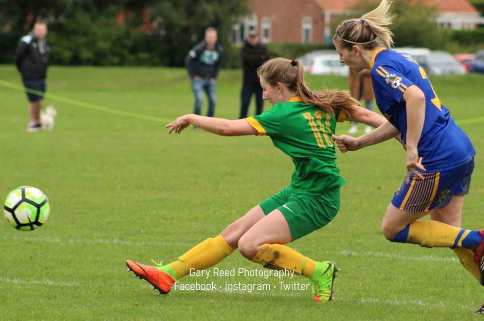 A double hat-trick at the weekend for Newmarket Town Women's striker Annabel Cuthbert